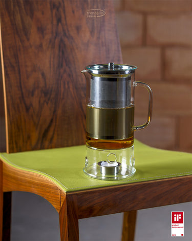 Trendglas Jena Teekanne SIGN mit integriertem Stövchen - Trendglas Jena Teekanne SIGN mit integriertem Stövchen | Trendglas Jena - exklusiv und hochwertig | SmacoGlas
