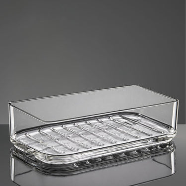 SmacoGlas Aufschnittbox aus Glas, Größe M
