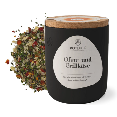 Premium Ofen- und Grillkäse-Gewürz - made in Germany - Ofen- und Grillkäsegewürz | Potluck - exklusiv und hochwertig | SmacoGlas