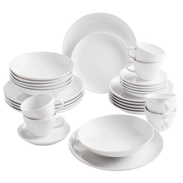 Kahla Porzellan Five Senses Tafelservice 30 tlg. 6 Personen - Kahla Porzellan Five Senses Kombi Service 30 tlg. weiß | Kahla Porzellan - exklusiv und hochwertig | SmacoGlas