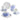Kahla Porzellan Wildblume Frühstücks-Set 16 tlg. Aquarell-Blau - Made in Germany - Kahla Porzellan Wildblume Frühstücks-Set 16 tlg. Aquarell-Blau | Kaffeeservice Kahla Porzellan - exklusiv und hochwertig | SmacoGlas