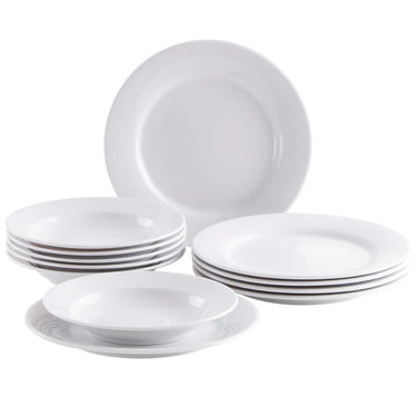 Kahla Porzellan Pronto Tafel-Set 12tlg. weiß - Made in Germany - Kahla Porzellan Pronto Tafel-Set 12tlg. weiß | Tafelservice Kahla Porzellan - exklusiv und hochwertig | SmacoGlas