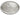 Cosi Tabellini LORETTO Zinntablett oval 52 x 36,5cm
