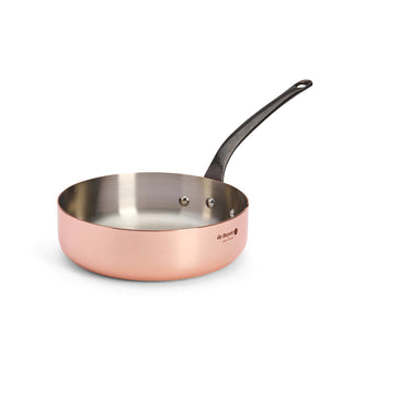 de Buyer PRIMA MATERA Tradition Sauteuse Kupfer Ø24cm - mit Gusseisengriff