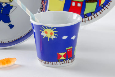 Kahla Kids Kindergeschirr Set Kahla Porzellan Abenteuerexpress 3 tlg. KAHLA Kids - Kahla Porzellan Abenteuerexpress 3 tlg. Kinderset KAHLA Kids - Kindergeschirr | Kahla Porzellan - exklusiv und hochwertig | SmacoGlas
