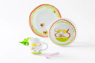 Kahla Kids Kindergeschirr Set von Kahla Porzellan Blumenfee 3 tlg. KAHLA Kids - Kahla Porzellan Blumenfee 3 tlg. KAHLA Kids - Kindergeschirr | Kahla Porzellan - exklusiv und hochwertig | SmacoGlas