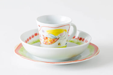 Kahla Kids Kindergeschirr Set von Kahla Porzellan Blumenfee 3 tlg. KAHLA Kids - Kahla Porzellan Blumenfee 3 tlg. KAHLA Kids - Kindergeschirr | Kahla Porzellan - exklusiv und hochwertig | SmacoGlas