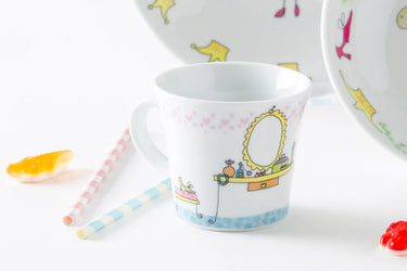 Kahla Kids Kindergeschirr Set Kahla Porzellan Märchenprinzessin 3 tlg. KAHLA Kids - Kahla Porzellan Märchenprinzessin 3 tlg. Kinderset - Kindergeschirr | Kahla Porzellan - exklusiv und hochwertig | SmacoGlas