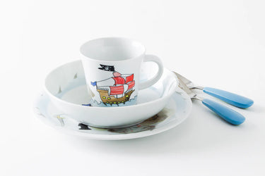 Kahla Kids Kindergeschirr Set - Kahla Porzellan Schatzpirat 3 tlg. KAHLA Kids - Kahla Porzellan Schatzpirat 3 tlg. Kinderset KAHLA Kids - Kindergeschirr | Kahla Porzellan - exklusiv und hochwertig | SmacoGlas