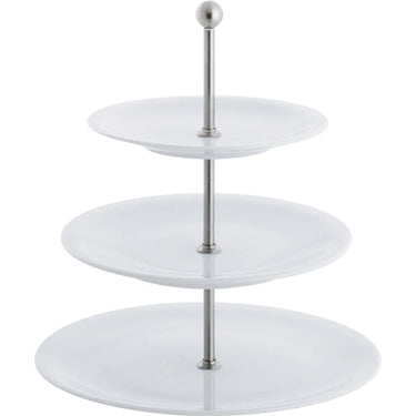 Kahla Porzellan Wildblume Etagere - Made in Germany - Kahla Porzellan Update Etagere Midi 3tlg weiß | Etagere Kahla Porzellan - exklusiv und hochwertig | SmacoGlas