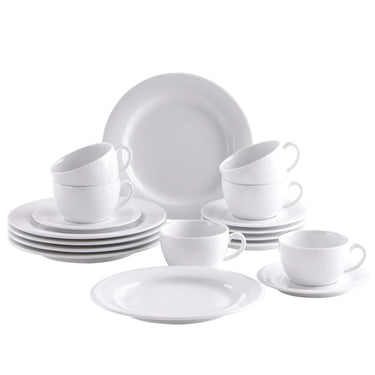 Kahla Porzellan Pronto Kaffeeservice 18tlg. weiß - Made in Germany - Kahla Porzellan Pronto Kaffeeservice 18tlg. weiß | Kaffeeservice Kahla Porzellan - exklusiv und hochwertig | SmacoGlas