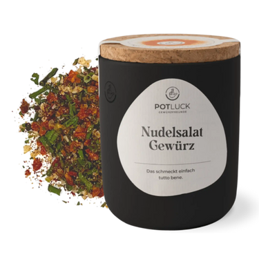 Premium Gewürz für italienischen Nudelsalat - made in Germany - Nudelsalat Gewürz | Potluck - exklusiv und hochwertig | SmacoGlas