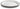 **Cosi Tabellini Servierteller oval – elegante Keramikplatte mit Zinnrand im klassischen italienischen Stil**
