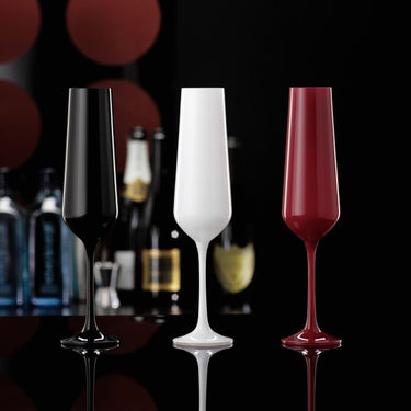 Sektglas Kristallglas -  BUNTE Sektgläser aus Kristallglas 🥂 - Sektglas BAR SELECTION - 2er Set | Glas Bohemia Selection - exklusiv und hochwertig | SmacoGlas