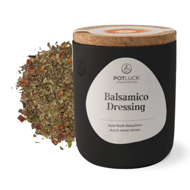 Premium Balsamico-Dressing-Gewürz - made in Germany - Balsamico Dressing Gewürz |  Potluck - exklusiv und hochwertig | SmacoGlas
