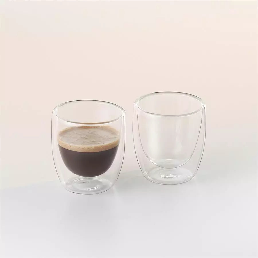 2 Stk. Espressoglas 60 ml - Thermoglas Bohemia Cristal