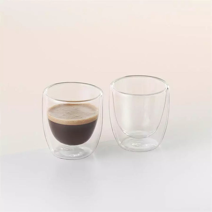 2 Stk. Espressoglas 60 ml - Thermoglas Bohemia Cristal