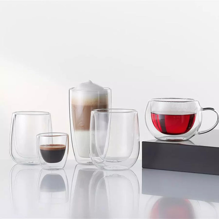 2 Stk. Espressoglas 60 ml - Thermoglas Bohemia Cristal