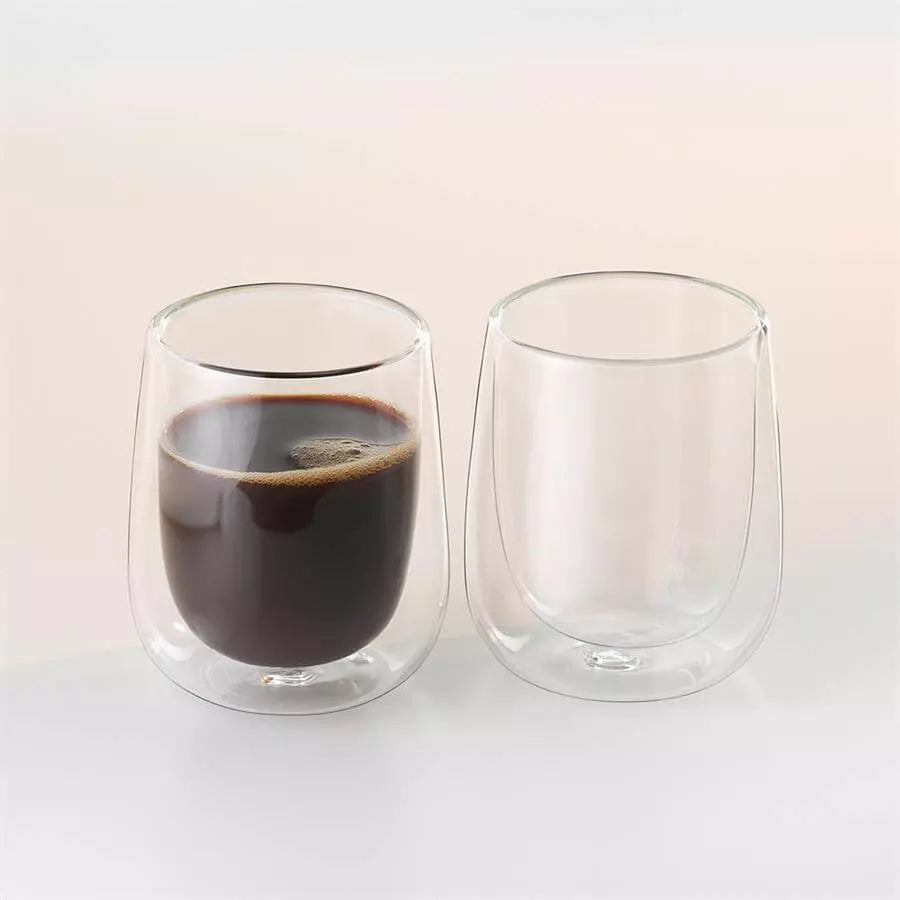 2 Stk. Cappuccinoglas 300 ml - Thermoglas Bohemia Cristal