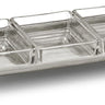 Cosi Tabellini UMBRIA Antipasti- und Vorspeisenplatte 29 x 13,5 cm edles Zinntablett ohne Henkel für stilvolles Servieren von kleinen Köstlichkeiten