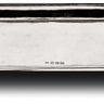 Cosi Tabellini PLUM CAKE Tablett 36 x 16 cm elegantes Zinntablett für stilvolles Servieren von Kuchen, Gebäck oder Vorspeisen