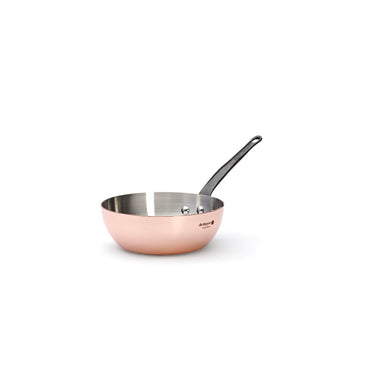 de Buyer PRIMA MATERA Tradition konische Sauteuse Kupfer Ø20cm - mit Gusseisengriff
