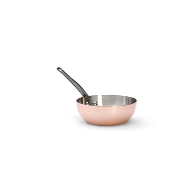 de Buyer PRIMA MATERA Tradition konische Sauteuse Kupfer Ø20cm - mit Gusseisengriff