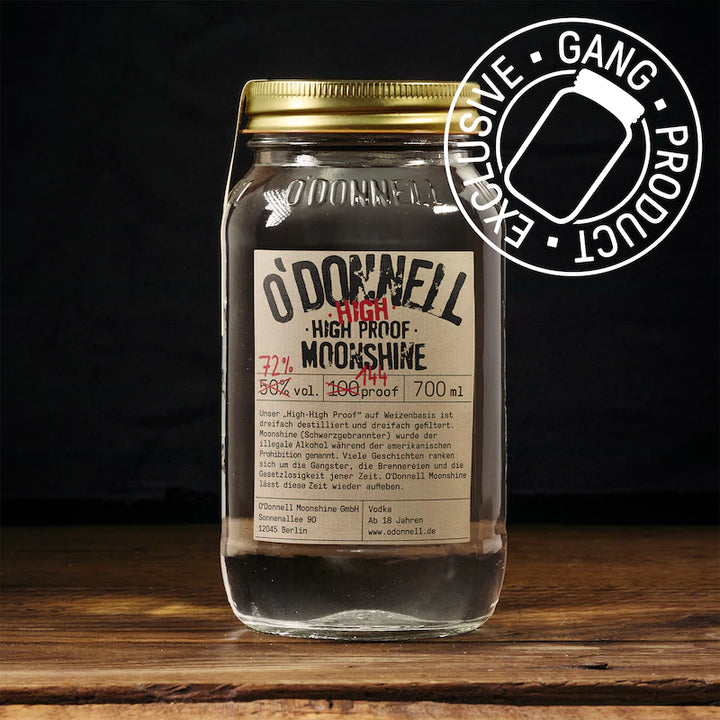 High High Proof 72 % - O´Donnell Moonshine