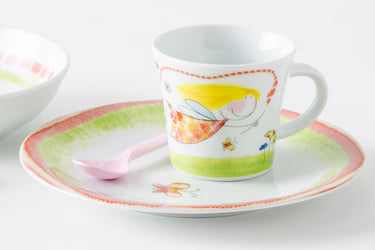 Kahla Kids Kindergeschirr Set von Kahla Porzellan Blumenfee 3 tlg. KAHLA Kids - Kahla Porzellan Blumenfee 3 tlg. KAHLA Kids - Kindergeschirr |  Kahla Porzellan - exklusiv und hochwertig | SmacoGlas