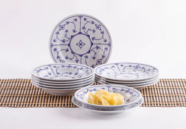 Kahla Porzellan Blau Saks Tafelservice 12tlg. - Made in Germany - Kahla Porzellan Blau Saks Tafelservice 12tlg. | Tafelservice Kahla Porzellan - exklusiv und hochwertig | SmacoGlas