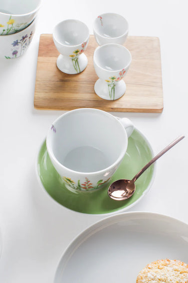Kahla Porzellan Five Senses Wildblume Kaffeeservice 26tlg. weiß - Made in Germany - Kahla Porzellan Wildblume Kaffeeservice 26tlg. weiß | Kaffeeservice Kahla Porzellan - exklusiv und hochwertig | SmacoGlas