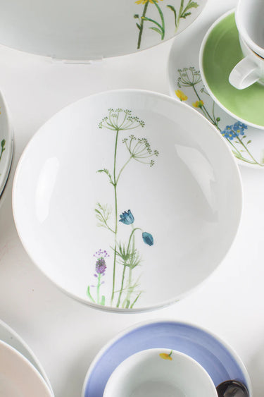 Kahla Porzellan Five Senses Wildblume Kombi-Set 30 tlg. - Made in Germany - Kahla Porzellan Wildblume Kombi-Set 30 tlg. | Tafelservice Kahla Porzellan - exklusiv und hochwertig | SmacoGlas