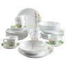 Kahla Porzellan Five Senses  Wildblume Kombi-Set 30 tlg. Aquarell-Grün - Made in Germany - Kahla Porzellan Wildblume Kombi-Set 30 tlg. Aquarell-Grün | Tafelservice Kahla Porzellan - exklusiv und hochwertig | SmacoGlas
