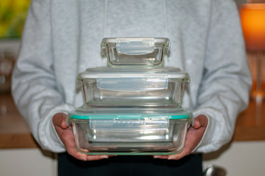 Die einzige wirklich stapelbare Glasbox für Aufschnitt, Wurst & Käse – SmacoGlas