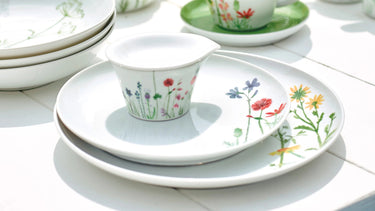 Kahla Porzellan Five Senses Action Wildblume Cappucinotasse Five Senses Wildblume - Made in Germany - Kahla Porzellan Cappucinotasse Five Senses Wildblume | Cappuccinotasse Kahla Porzellan - exklusiv und hochwertig | SmacoGlas