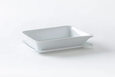 Kahla Porzellan BBQ Grillschale + Platte 28x19 cm weiß - Made in Germany - Kahla Porzellan BBQ Grillschale + Platte 28x19 cm weiß |  Kahla Porzellan - exklusiv und hochwertig | SmacoGlas